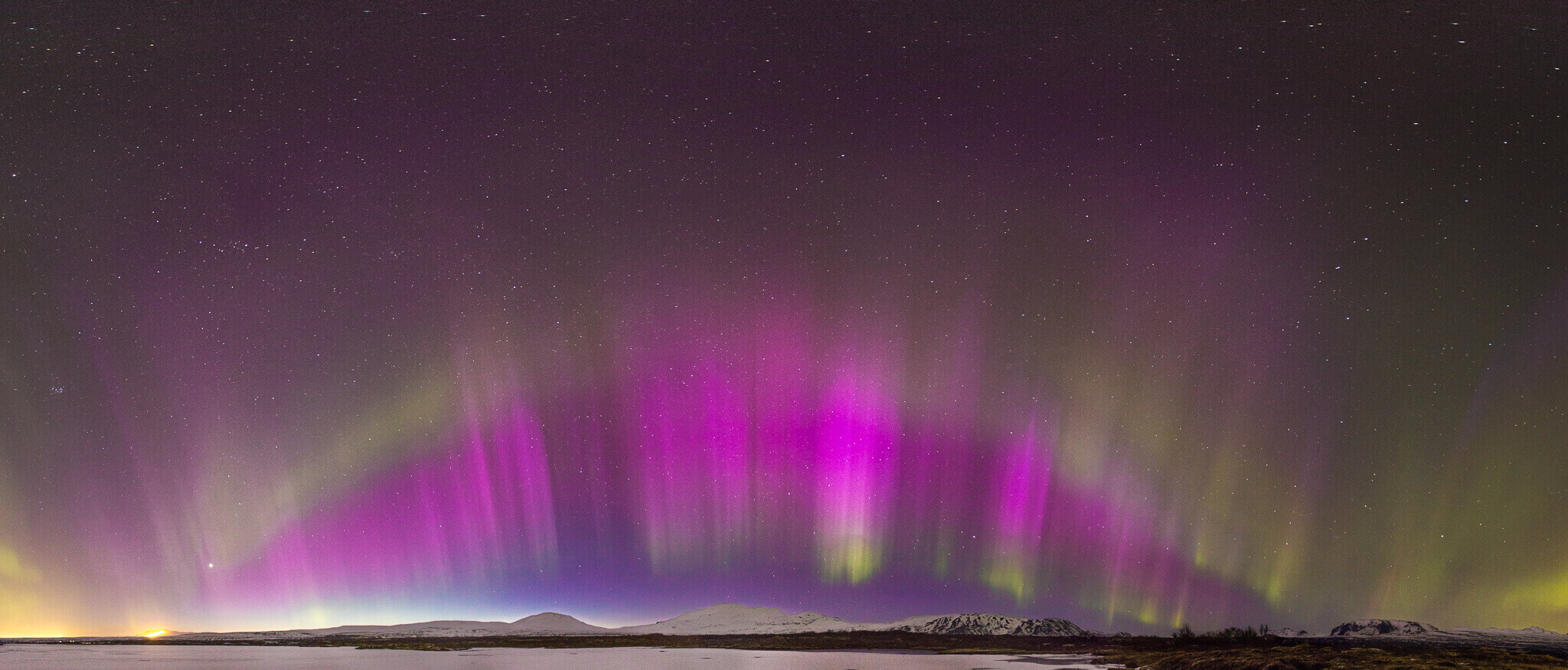 Northern lights in Iceland